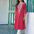 Women Ethnic Motifs Dyed Chikankari Kurta