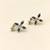 Certified natural freshwater pearls jewellery blue sapphire marquise cz stud earrings, gold-tone floral cubic zirconia.