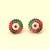 Certified natural freshwater pearls jewellery floral design, stud closure, festive wear, multi-stone setting,traditional