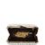 White sequins zigzag embroidery clutch