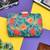 Floral bloom printed clutch for women