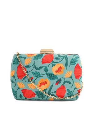 Floral bloom printed clutch for women 2