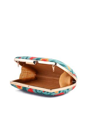 Floral bloom printed clutch for women 4