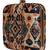 Geometrical pattern printed clutch bag for women