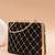 Regal black bloom clutch bag for women