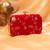 Royal red blossom clutch bag for women