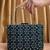 Marine green sequins embroidery party clutch