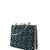 Marine green sequins embroidery party clutch
