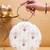White based golden zari embroidery clutch