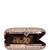 Off white multipattern sequins embroidery clutch