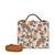Colorful peacock printed suitcase style