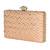 Pink elegant embroidery clutch bag for women