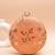  peach with patchwork & floral center clutch