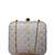  printed box clutch bag for women
