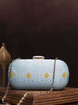  party blue clutch bag for women 1