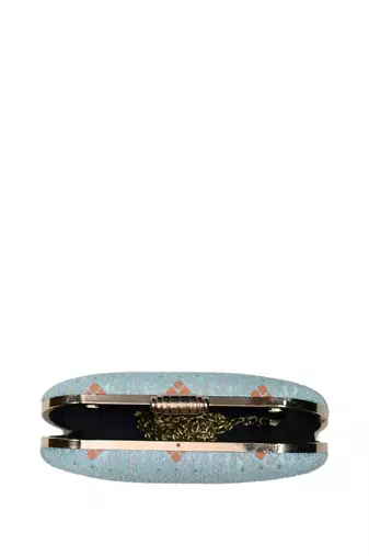 party blue clutch bag for women