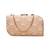  golden petal embroidered clutch bag for women