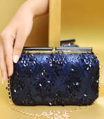  embellished box clutch with shoulder strap