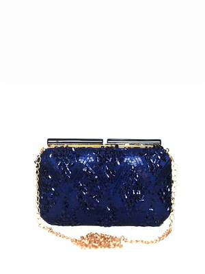  embellished box clutch with shoulder strap 2