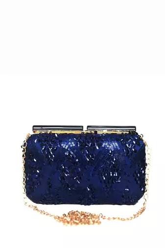  embellished box clutch with shoulder strap