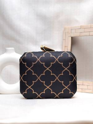  embroidered box clutch bag for women 1