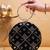  black based rosegold sequins embroidery clutch