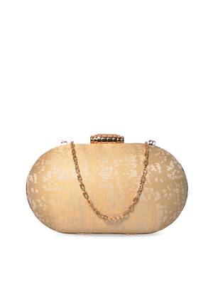  beige textured box clutch bag for women 2