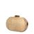  beige textured box clutch bag for women