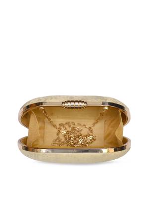  beige textured box clutch bag for women 4