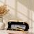  soft peach chevron pattern festive embroidery clutch