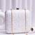  white based clutch bag for wonen with detachable strap