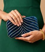  embellished party box clutch bag for women