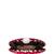  red based golden floral embroidery clutch bag for women with detachble strap