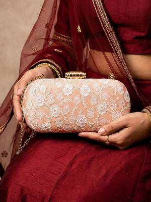   embroidered box clutch bag for women 1