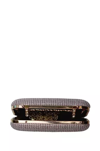   embellished box clutch bag for women