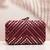   embroidered box clutch bag for women