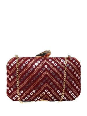   embroidered box clutch bag for women 2