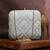   embroidered box clutch bag for women with detachble strap