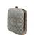   embroidered box clutch bag for women with detachble strap