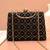   black based silver sequins embroidery clutch bag for women with detachble strap