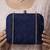   royal blue based sequins embroidery clutch bag for wonen with detachable strap