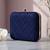   royal blue based sequins embroidery clutch bag for wonen with detachable strap