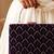 purple based sequins pattern embroidery clutch bag for women with detachble strap