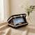   black  gold-toned embroidered embellished box clutch bag for women with detachble strap