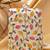   off-white based yellow and pink leaf embroidery clutch bag for women