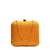   yellow embroidered box clutch bag for women with detachble strap