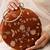   copper brown with golden floral embroidery clutch bag for women with detachble strap