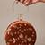   copper brown with golden floral embroidery clutch bag for women with detachble strap