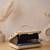   printed gold floral clutch bag for women with detachable strap