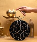   embroidered box clutch bag for women with detachble strap